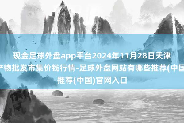 现金足球外盘app平台2024年11月28日天津何庄子农产物批发市集价钱行情-足球外盘网站有哪些推荐(中国)官网入口